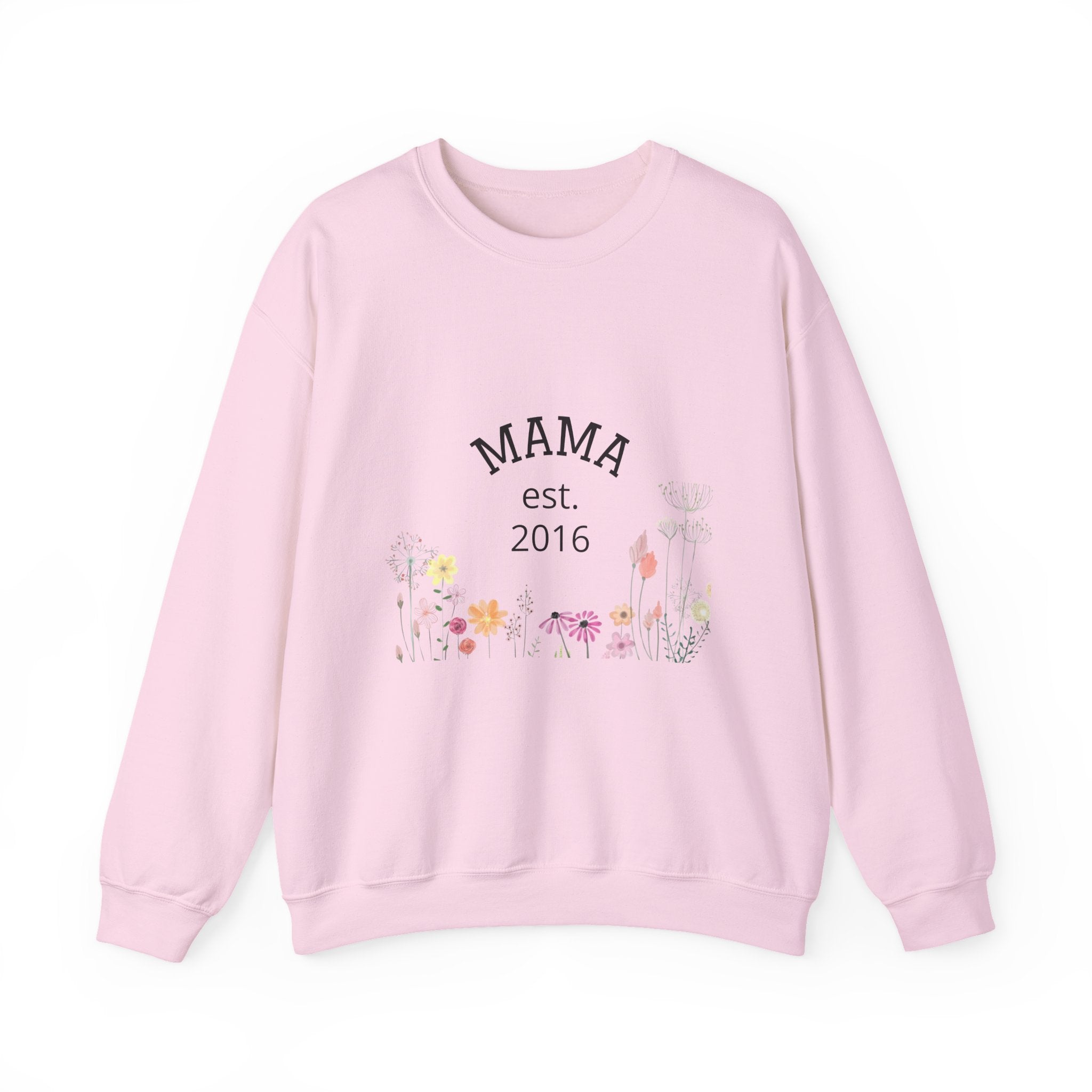 Mama Floral Sweatshirt — 'Mama' Script with Floral Print